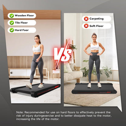 Walking Vibration Pad with Manual Incline
