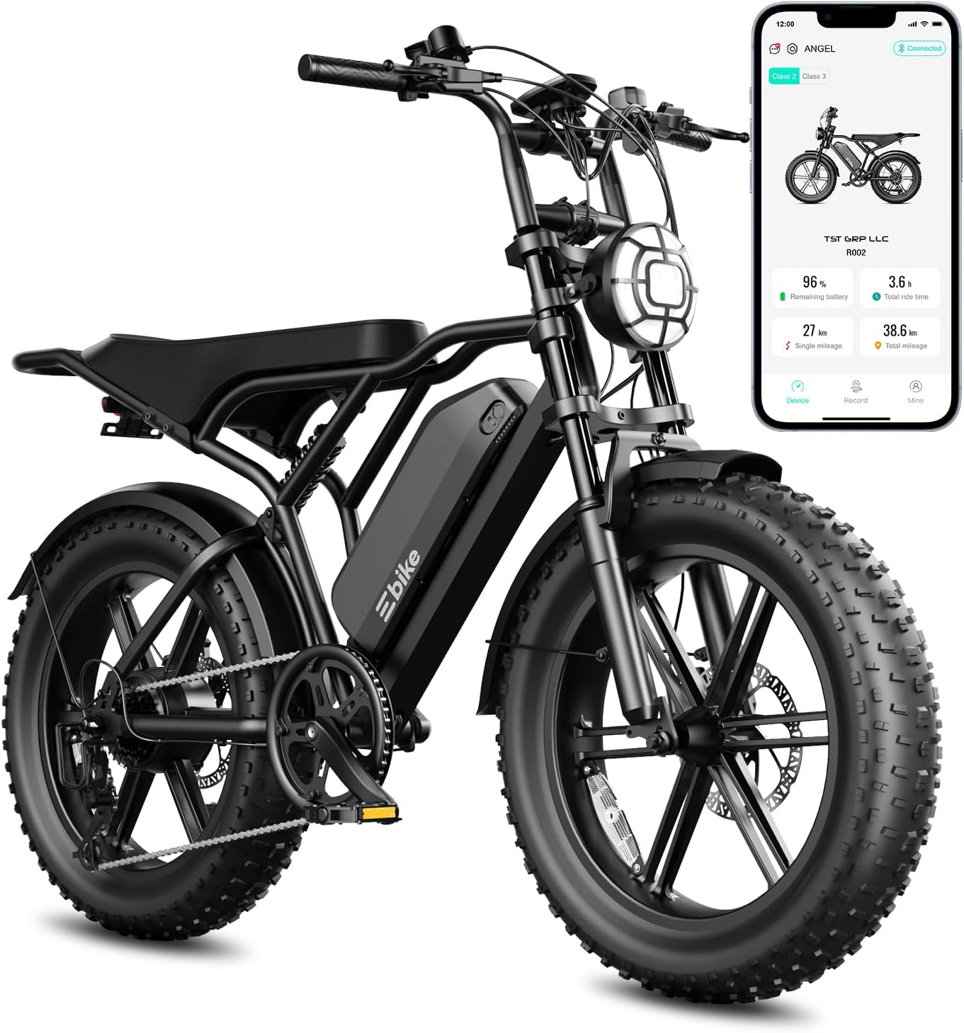 7-Speed Electric Bike for Adults